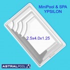 Πισίνα πολυεστερικη SPA YPSILON 2.5X4.0X1.25m