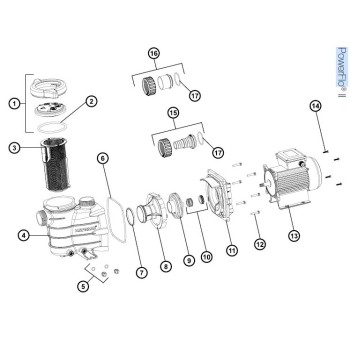 ΑΝΤΑΛΛΑΚΤΙΚΑ ΑΝΤΛΙΑΣ HAYWARD POWER FLO II