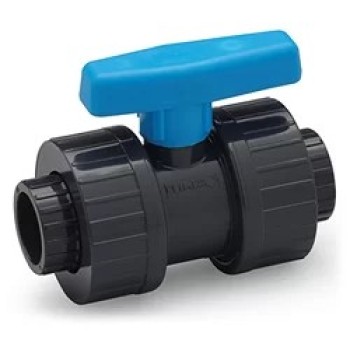 βανα PVC16atm Ball Valve με 2 ρακορ